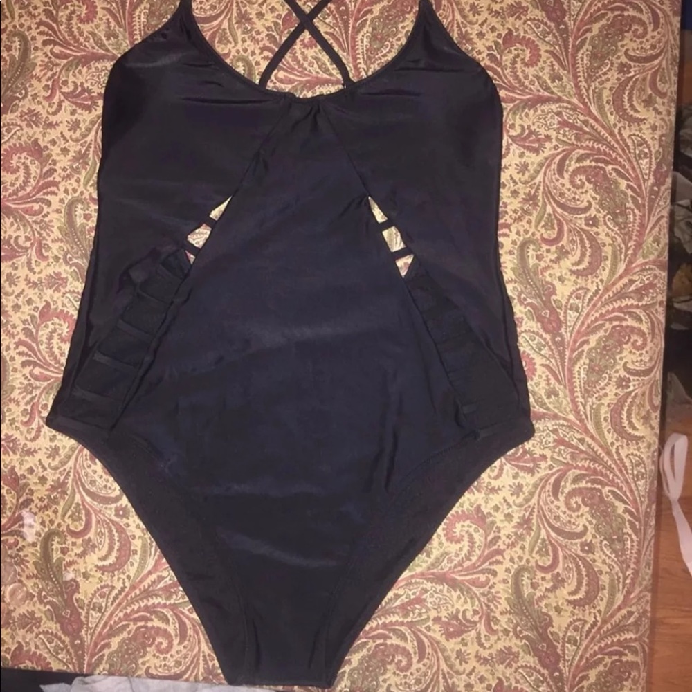 Black vanilla beach one piece